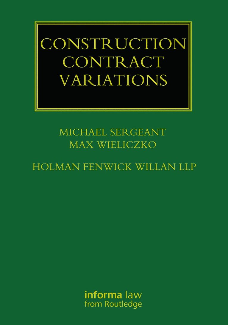 Construction Contract Variations