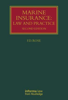 Francis Rose - Marine Insurance, Inbunden