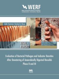 bokomslag Evaluation of Bacterial Pathogen and Indicator Densities After Dewatering of Anaerobical Digested Biosolids Phase II and III