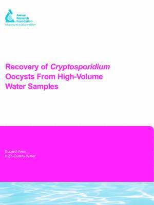 bokomslag Recovery of Cryptosporidium Oocysts From High-Volume Water Samples