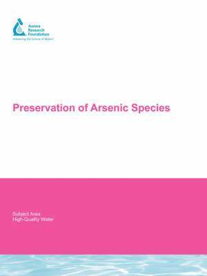 bokomslag Preservation of Arsenic Species