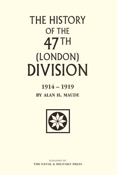 bokomslag 47th (London) Division 1914-1919