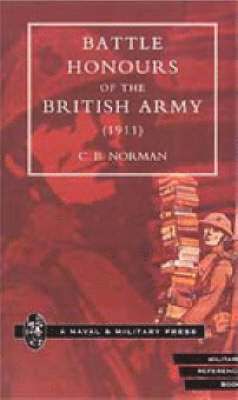 Battle Honours of the British Army (1911) 1