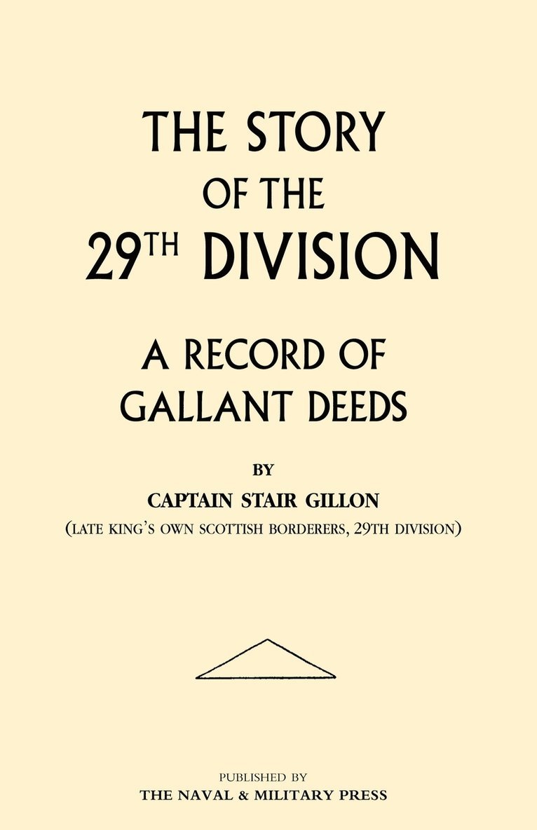 Story of the 29th Division 1