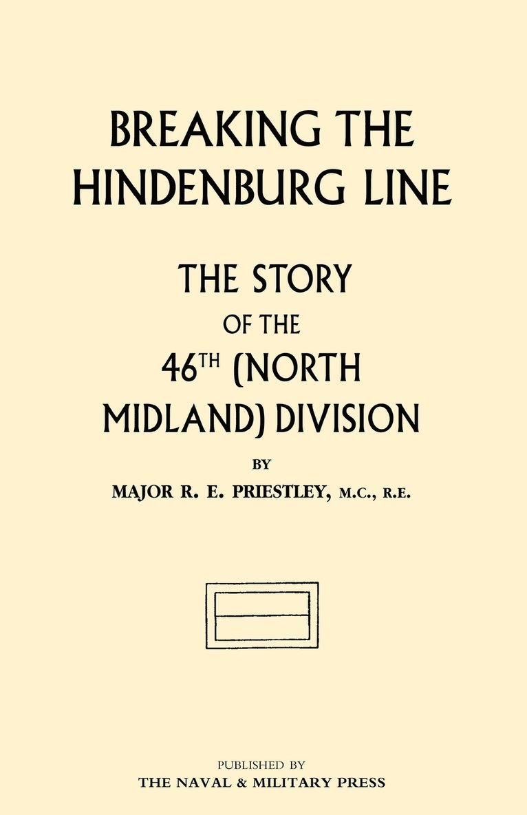 Breaking the Hindenburg Line 1