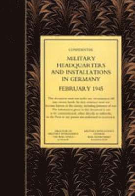 Military Headquarters and Installations in Germany 1
