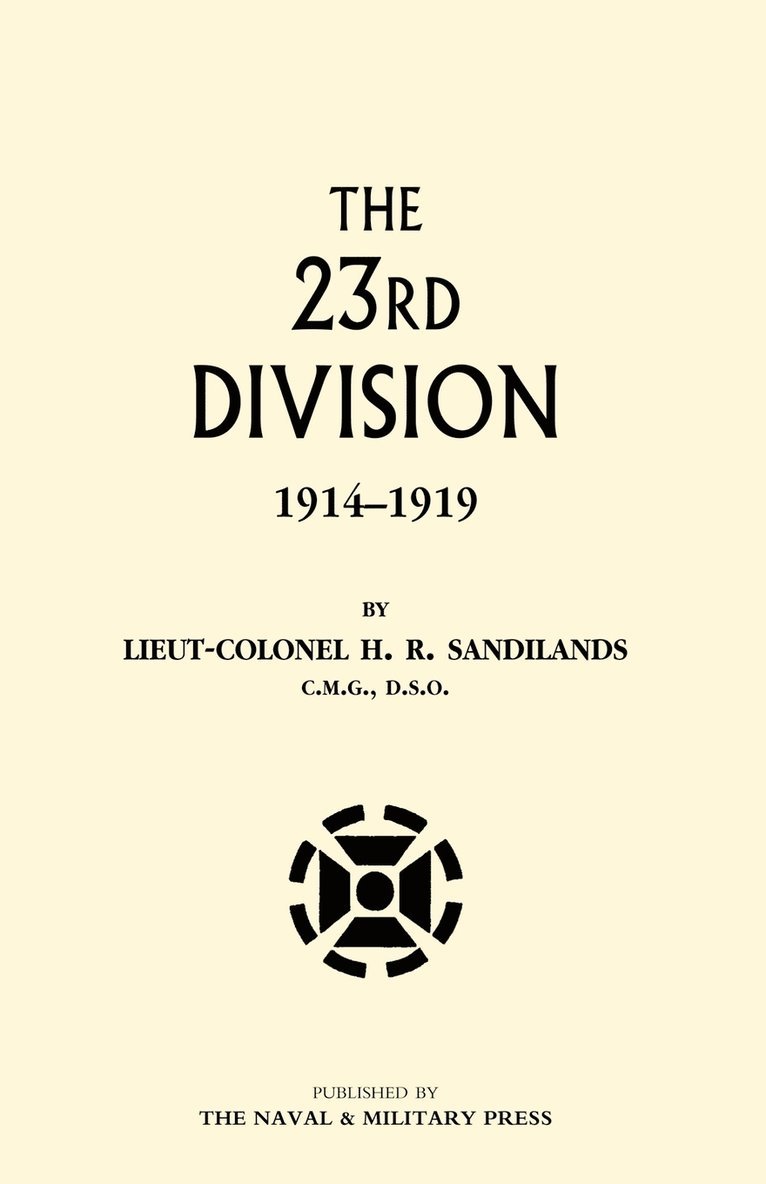 Twenty-third Division 1914-1919