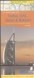 bokomslag Dubai, UAE, Qatar & Bahrain Rough Guide Map