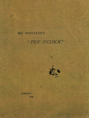 J. A. McNeill Whistler, Margaret Macdonald, Margaret MacDonald, J A McNeill Whistler - Mr. Whistler's Ten O'Clock, Häftad