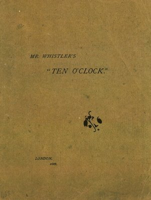 Mr. Whistler's Ten O'Clock 1