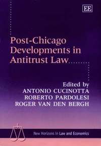 bokomslag Post-Chicago Developments in Antitrust Law