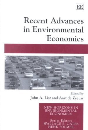 John A. List, Aart de Zeeuw - Recent Advances in Environmental Economics, Inbunden