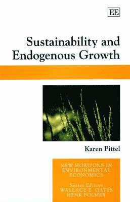 Karen Pittel - Sustainability and Endogenous Growth, Inbunden