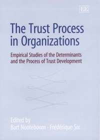 bokomslag The Trust Process in Organizations