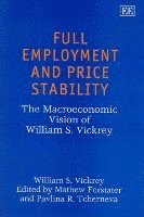 bokomslag Full Employment and Price Stability