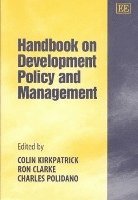 Handbook on Development Policy and Management 1