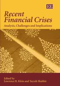 bokomslag Recent Financial Crises