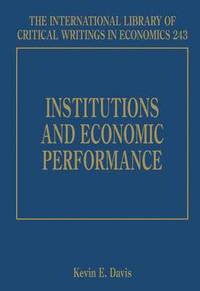 bokomslag Institutions and Economic Performance