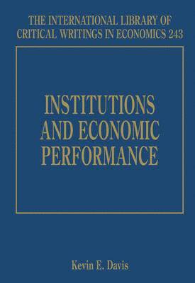 bokomslag Institutions and Economic Performance