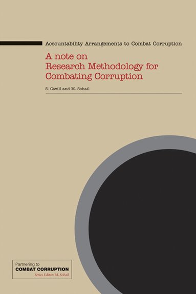 Sue Cavill, M Sohail - Accountability Arrangements to Combat Corruption, Häftad