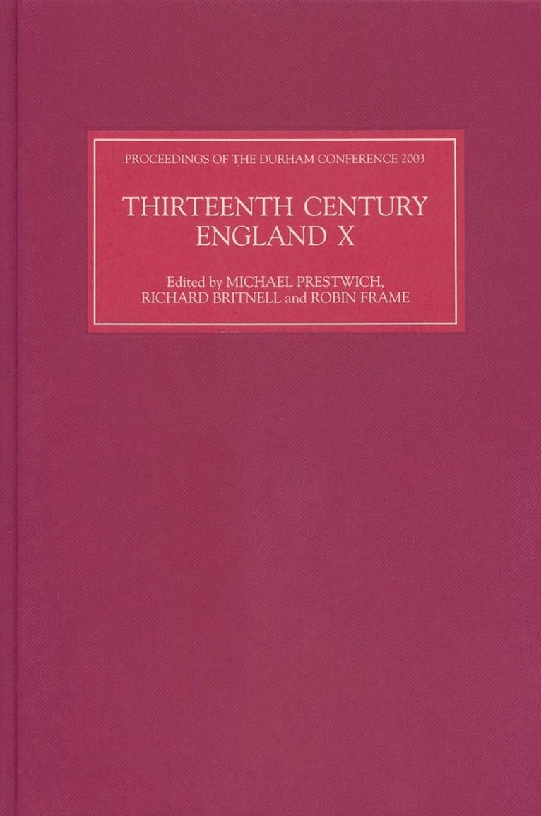Thirteenth Century England X