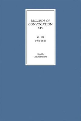 bokomslag Records of Convocation XIV: York, 1461-1625