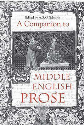 bokomslag A Companion to Middle English Prose