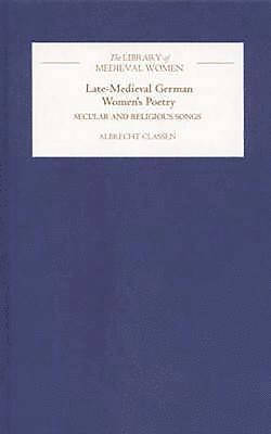 bokomslag Late-Medieval German Women's Poetry