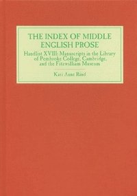 bokomslag The Index of Middle English Prose