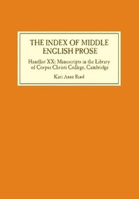 bokomslag The Index of Middle English Prose