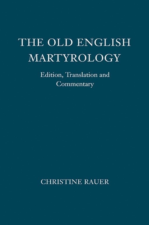 Old English Martyrology