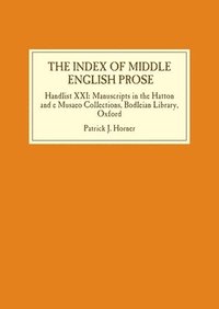 bokomslag The Index of Middle English Prose