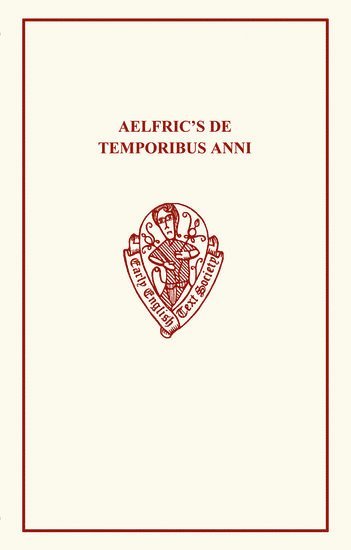 bokomslag Aelfric's De Temporibus Anni