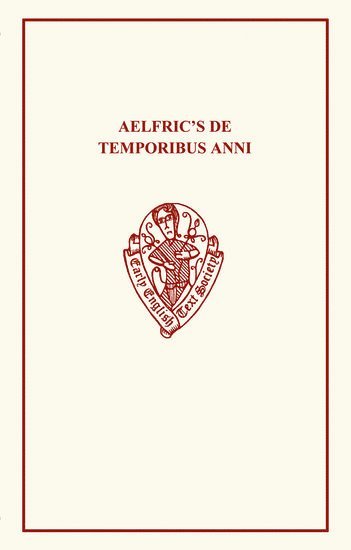 bokomslag lfric's De Temporibus Anni