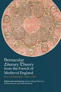 bokomslag Vernacular Literary Theory from the French of Medieval England