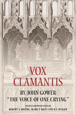 bokomslag Vox Clamantis by John Gower: "The Voice of One Crying"