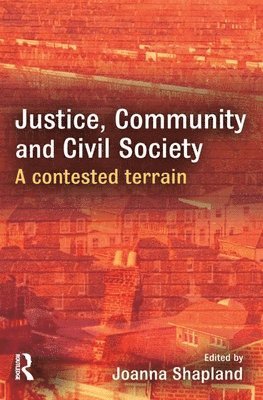 bokomslag Justice, Community and Civil Society