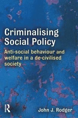 bokomslag Criminalising Social Policy