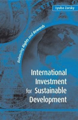 bokomslag International Investment for Sustainable Development