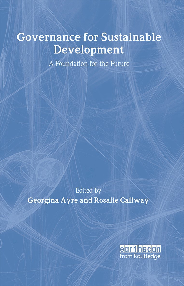 Georgina Ayre, Rosalie Callway - Governance for Sustainable Development, Inbunden