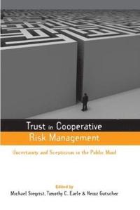 bokomslag Trust in Cooperative Risk Management