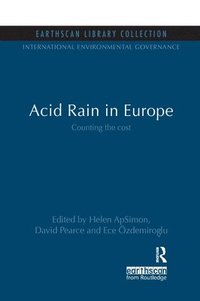 bokomslag Acid Rain in Europe
