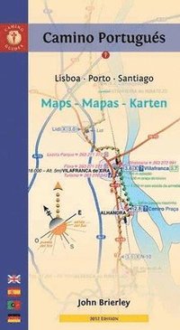 bokomslag Camino Portugues Maps - Mapas - Karten