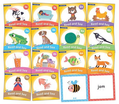 Jolly Phonics Read and See, Pack 1: In Print Letters (American English Edition) 1