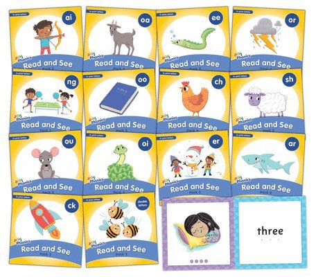 Jolly Phonics Read and See, Pack 2: In Print Letters (American English Edition) 1