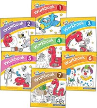 bokomslag Jolly Phonics Workbooks 1-7 in Print Letters