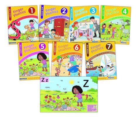 Finger Phonics Big Books 1-7: In Print Letters (American English Edition) 1