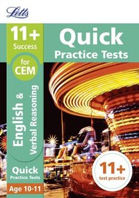 bokomslag 11+ Verbal Reasoning Quick Practice Tests Age 10-11 (Year 6)