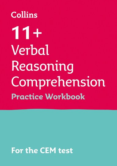 bokomslag 11+ Verbal Reasoning Comprehension Practice Workbook