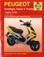 bokomslag Peugeot Speedfight, Trekker & Vivacity Scooters ('96 - '08)